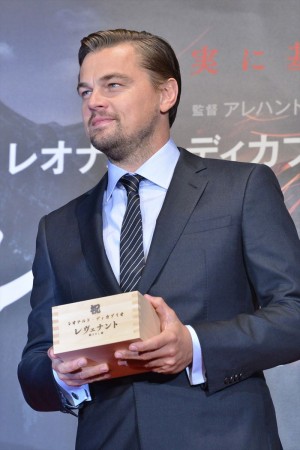 『レヴェナント：蘇えりし者』ジャパンプレミアに出席したレオナルド・ディカプリオ