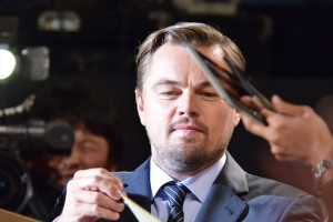 『レヴェナント：蘇えりし者』ジャパンプレミアに出席したレオナルド・ディカプリオ