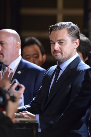 『レヴェナント：蘇えりし者』ジャパンプレミアに出席したレオナルド・ディカプリオ