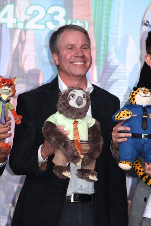 『ズートピア』来日記者会見＆声優お披露目イベントに登壇したクラーク・スペンサープロデューサー