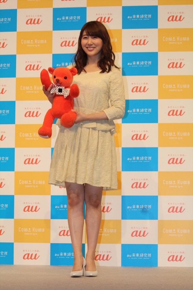 安めぐみ、「Comi Kuma（コミクマ）」記者発表会