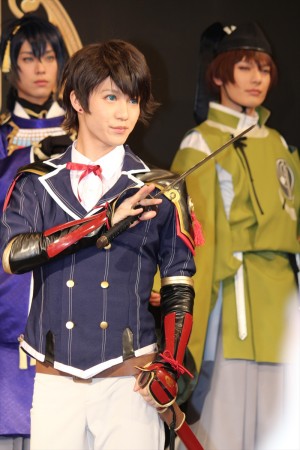 ミュージカル『刀剣乱舞』 ～阿津賀志山異聞～製作発表会見に登壇した小越勇輝