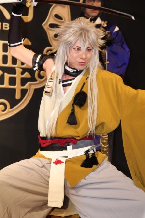 ミュージカル『刀剣乱舞』 ～阿津賀志山異聞～製作発表会見に登壇した北園涼