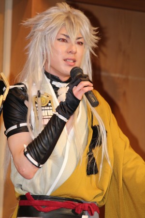 ミュージカル『刀剣乱舞』 ～阿津賀志山異聞～製作発表会見に登壇した北園涼