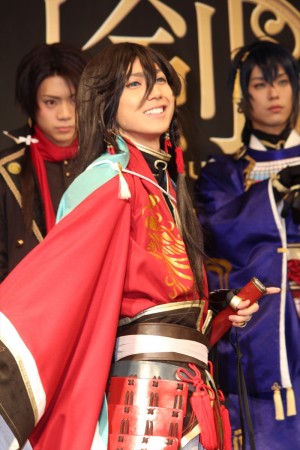 ミュージカル『刀剣乱舞』 ～阿津賀志山異聞～製作発表会見に登壇した有澤樟太郎