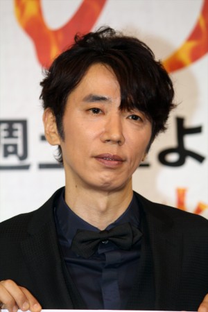 『火の粉』制作発表に出席したユースケ・サンタマリア