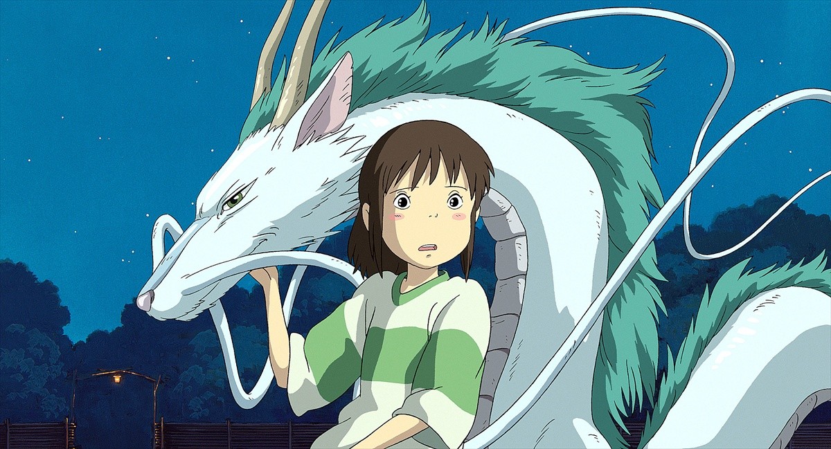「ドラゴンが登場する映画ベスト10」に選出された『千と千尋の神隠し』(2001)