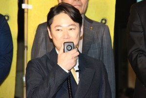 『殿、利息でござる！』完成披露試写会に登壇した阿部サダヲ