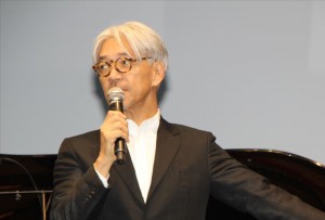 『レヴェナント：蘇えりし者』特別試写会に登壇した坂本龍一