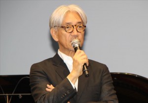 『レヴェナント：蘇えりし者』特別試写会に登壇した坂本龍一