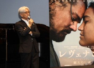 『レヴェナント：蘇えりし者』特別試写会に登壇した坂本龍一