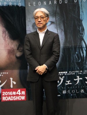『レヴェナント：蘇えりし者』特別試写会に登壇した坂本龍一