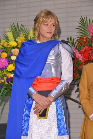 ミュージカル『ふしぎ遊戯～朱ノ章～』囲み取材に出席した寿里