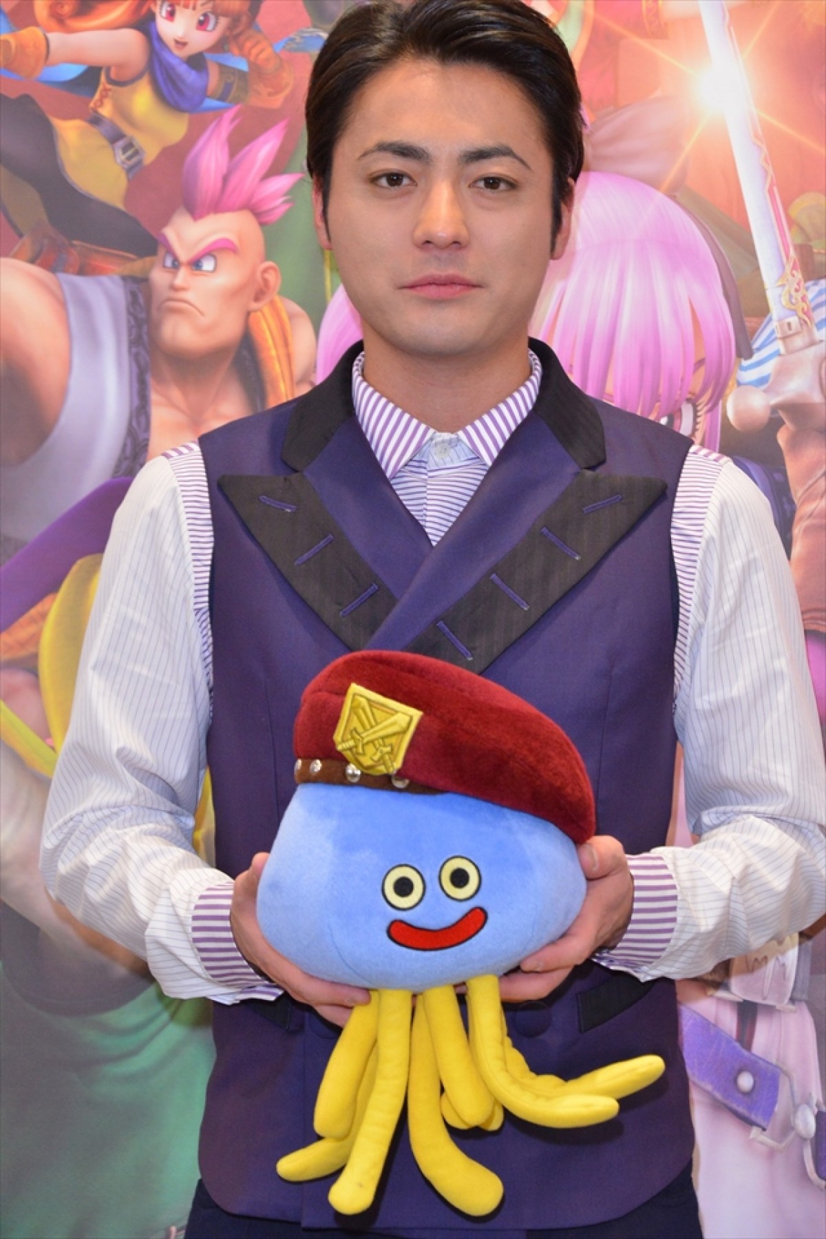 「ドラゴンクエストヒーローズ・ザ:LIVE@キャスト発表特番」に登場した山田孝之