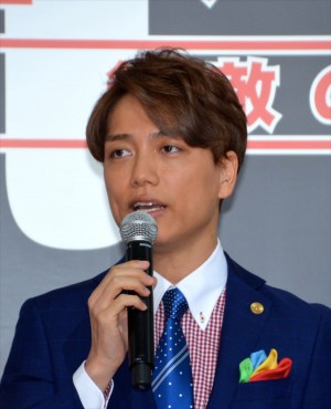 『グッドパートナー 無敵の弁護士』制作発表記者会見に登壇した山崎育三郎