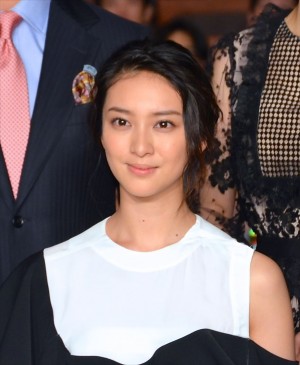 映画『テラフォーマーズ』ジャパンプレミアに登壇した武井咲