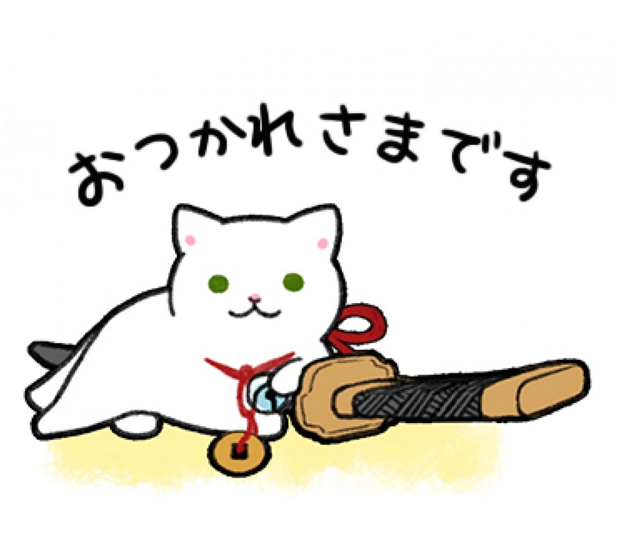 『猫侍』玉之丞がLINEスタンプに登場！萌える全40種類