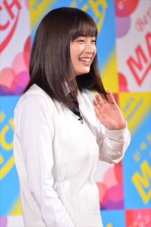 「ビタミン炭酸マッチ」新CM発表会に登壇した広瀬すず