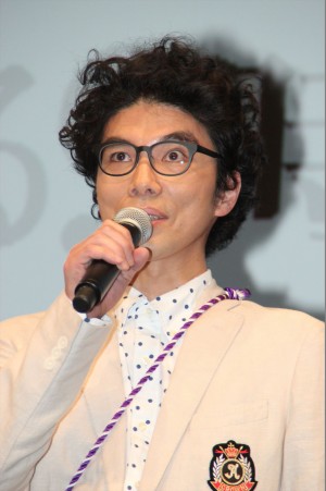 『99.9 ‐刑事専門弁護士‐』完成披露試写会＆舞台挨拶に登壇した片桐仁