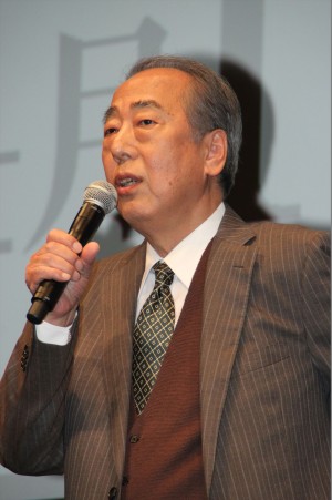 『99.9 ‐刑事専門弁護士‐』完成披露試写会＆舞台挨拶に登壇した岸部一徳