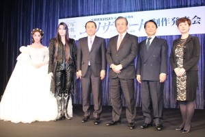 『エリザベート－愛と死の輪舞（ロンド）－』制作発表会見の様子