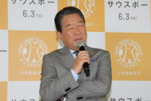 映画『サウスポー』イベントに参加した徳光和夫