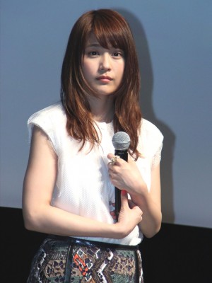 『アイアムアヒーロー』リアル15歳限定試写会に登壇した有村架純