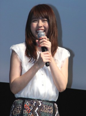 『アイアムアヒーロー』リアル15歳限定試写会に登壇した有村架純