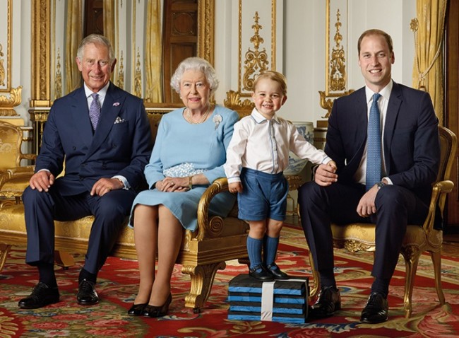 90歳になるエリザベス女王とイギリスの未来の国王達！