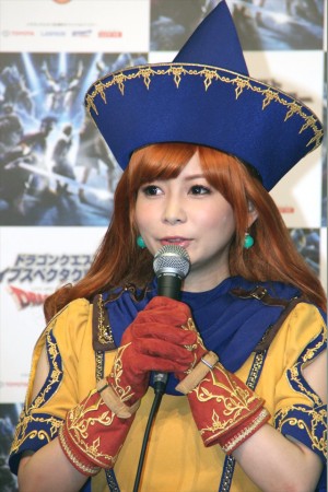 『ドラゴンクエスト ライブスペクタクルツアー』キャスト発表会に登壇した中川翔子