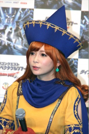 『ドラゴンクエスト ライブスペクタクルツアー』キャスト発表会に登壇した中川翔子
