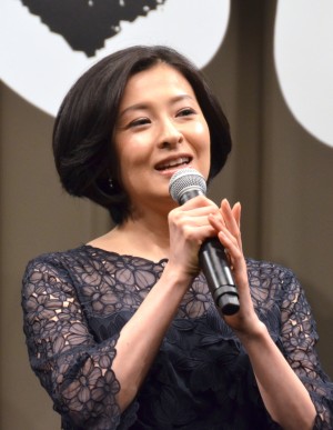 檀れい、『連続ドラマW 沈まぬ太陽』完成披露試写会に出席