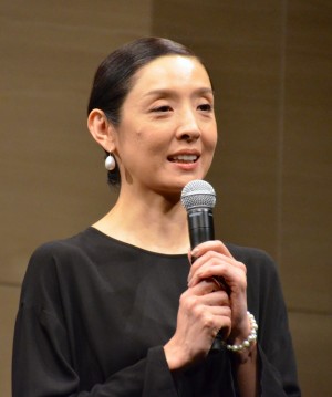 草刈民代、『連続ドラマW 沈まぬ太陽』完成披露試写会に出席