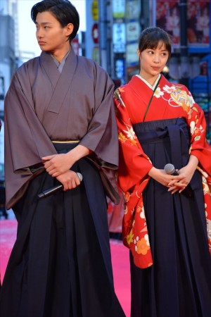 『ちはやふる 下の句』レッドカーペットイベントの様子