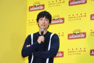 自身が出演するCMのPRイベントに出席したディーン・フジオカ