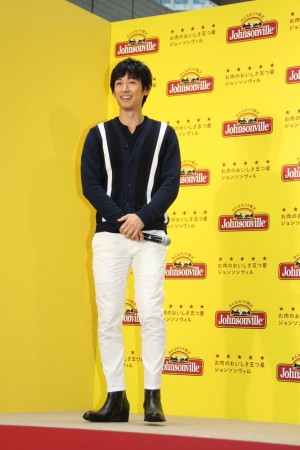 自身が出演するCMのPRイベントに出席したディーン・フジオカ