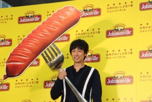 自身が出演するCMのPRイベントに出席したディーン・フジオカ