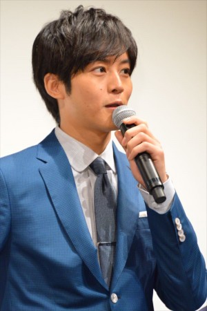 『秘密 THE TOP SECRET』完成報告会見に登壇した松坂桃李