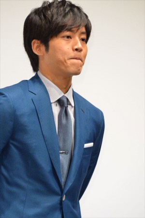 『秘密 THE TOP SECRET』完成報告会見に登壇した松坂桃李