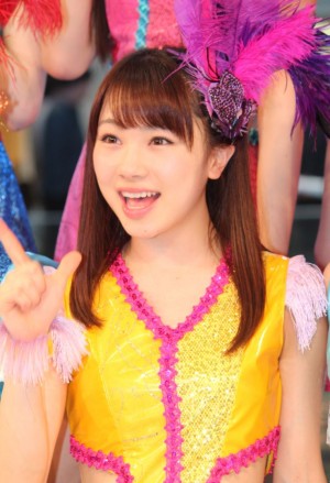 「モーニング娘。’16」NEWシングルリリースイベントに登場した石田亜佑美