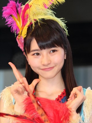 「モーニング娘。’16」NEWシングルリリースイベントに登場した尾形春水