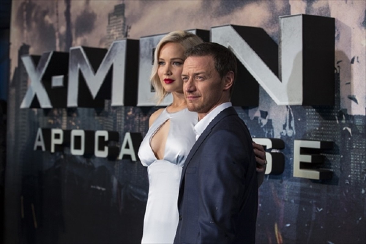 『X‐MEN』最新作、英プレミアにキャスト集結！ J・ローレンスがセクシー過ぎる