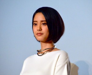 『MARS（マース）～ただ、君を愛してる～』完成披露試写会に登壇した山崎紘菜