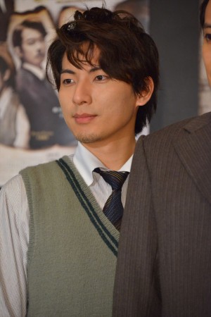 ミュージカル『ブラック メリーポピンズ』の取材会に出席した上山竜治