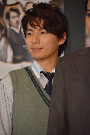 ミュージカル『ブラック メリーポピンズ』の取材会に出席した上山竜治