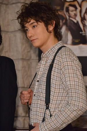 ミュージカル『ブラック メリーポピンズ』の取材会に出席した良知真次