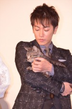 『世界から猫が消えたなら』初日舞台挨拶に登壇した佐藤健