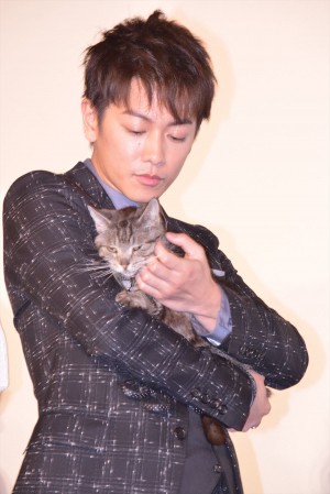 『世界から猫が消えたなら』初日舞台挨拶に登壇した佐藤健