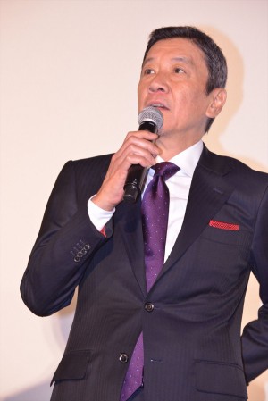 『世界から猫が消えたなら』初日舞台挨拶に登壇した奥田瑛二