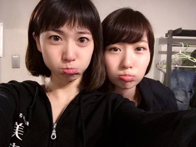 号泣後の写真を公開した大島優子と増田有華